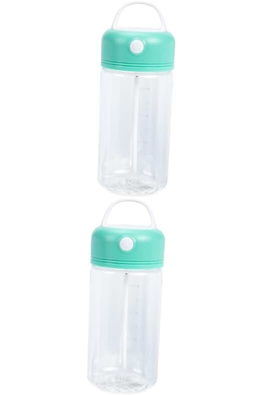 Botella mezcladora de proteína en polvo automática con barra agitadora - Pack de 2 unidades.
