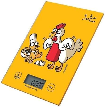 Báscula de Cocina Digital Jata 731K - Precisión y diseño Kukuxumusu, ¡cocina con estilo!