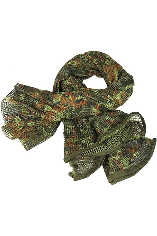 Bufanda de camuflaje para deporte y pesca - Tamaño 190 cm x 90 cm - Diseños geniales.