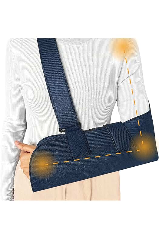 Cabestrillo Brazo Izquierdo y Derecho - Apoyabrazos Ajustable para Hombro y Brazo Confortable.