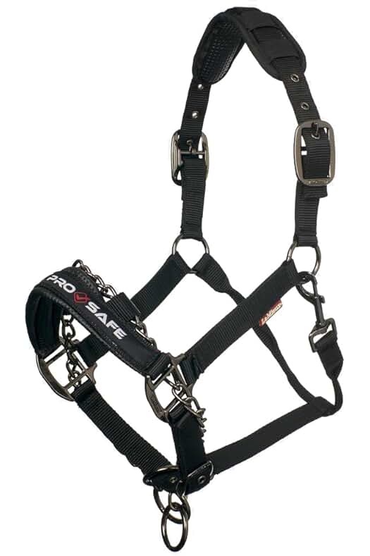 Cabestro de seguridad LeMieux en color negro - tamaño Cob/VB