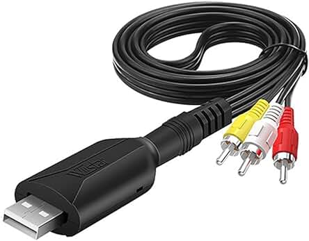 Cable de Captura de Vídeo USB2.0 para convertir VHS y DVD a formato digital