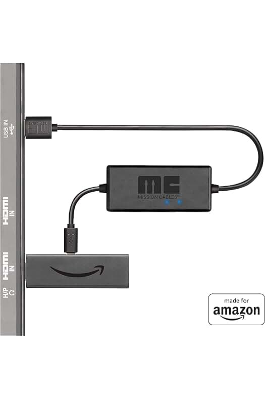 Cable de corriente USB para Amazon Fire TV - Garantiza un rendimiento óptimo.