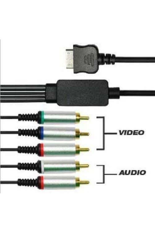 Cable de video y audio COMPONENTES AV para conectar la consola Sony PSP GO a la TV