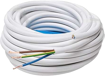 Cable eléctrico blanco Kopp 151810842 - Mejor calidad y rendimiento en instalaciones eléctricas.