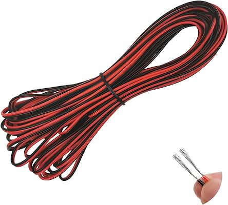 Cable eléctrico exterior resistente de 20 metros para herramientas eléctricas y cortacéspedes.
