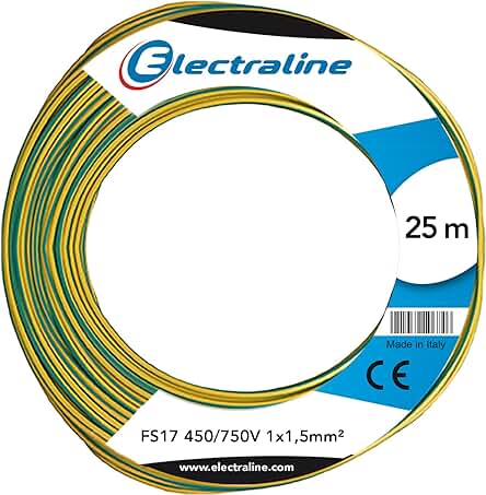 Cable unipolar FS17 de Electraline: duradero, seguro y fácil de instalar con 1.5mm² de sección