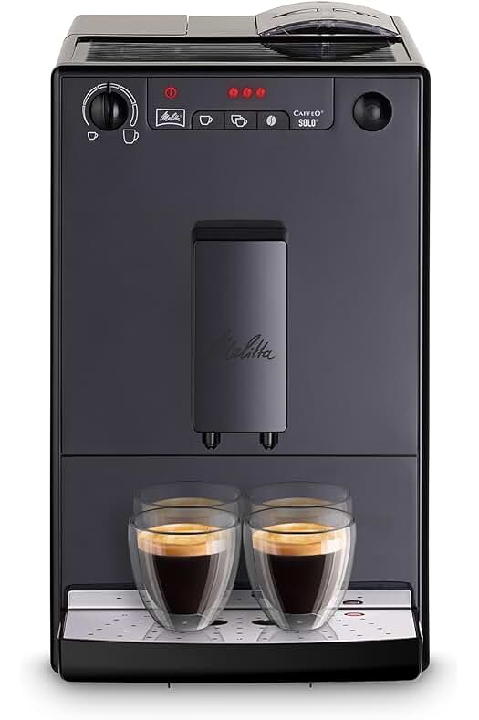 Cafetera Melitta Solo E950: Disfruta del mejor café espresso con esta máquina personalizable y automática.