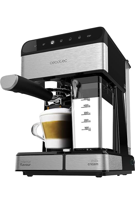 Cafetera Semiautomatica Power Instant-ccino 20 Touch Serie Nera con Control Táctil y Tanque de Leche.