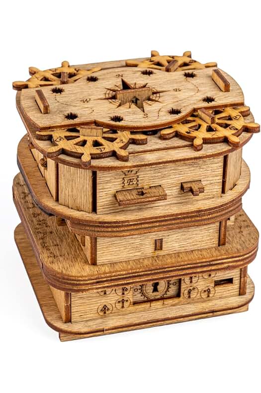 Caja de Misterio 3D - Juego de Rompecabezas para Adultos y Regalo Original.