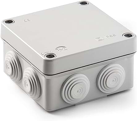 Caja estanca IP55 de FAMATEL: resistente, fácil de montar y libre de halógenos.