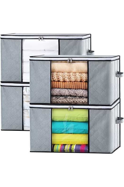 Cajas de almacenaje para ropa: solución práctica y espaciosa para organizar tu guardarropa.