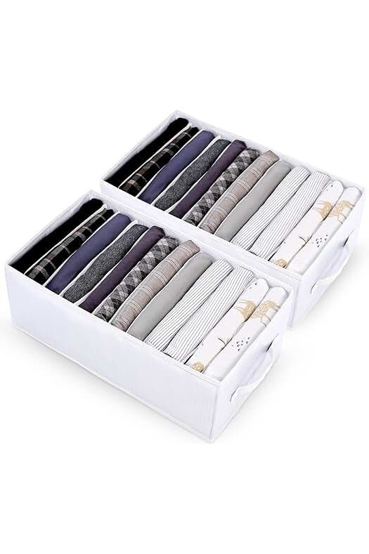Cajas organizadoras para armarios: mantén tu ropa ordenada y fácil de encontrar.