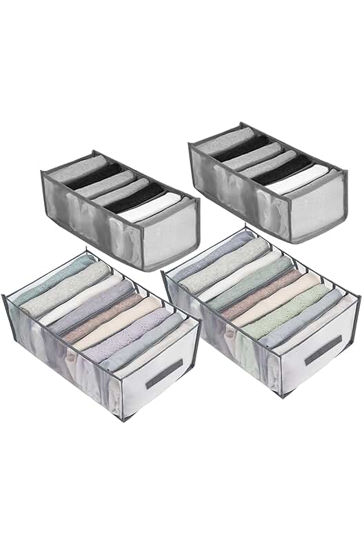 Cajas plegables de malla para organizar y almacenar de forma práctica y ordenada.