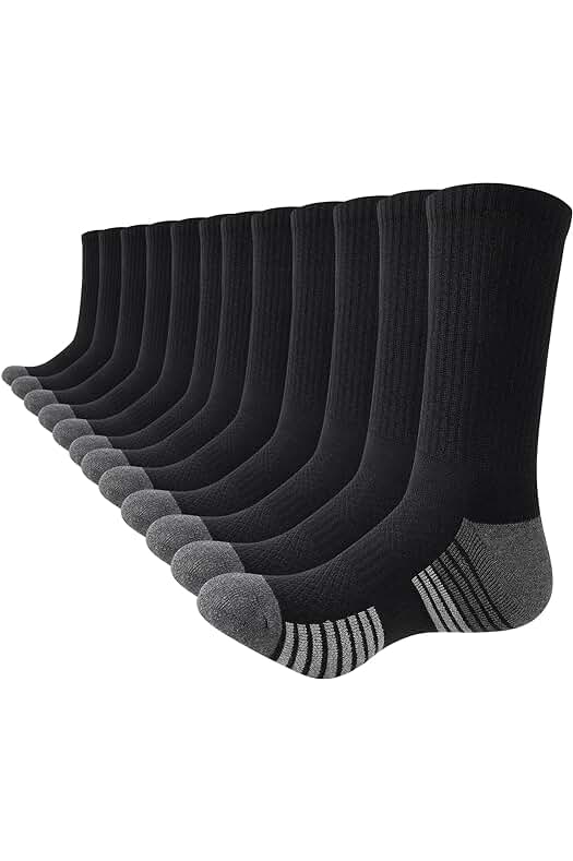 Calcetines altos unisex de algodón para deporte, ciclismo, running, senderismo, trekking y más.
