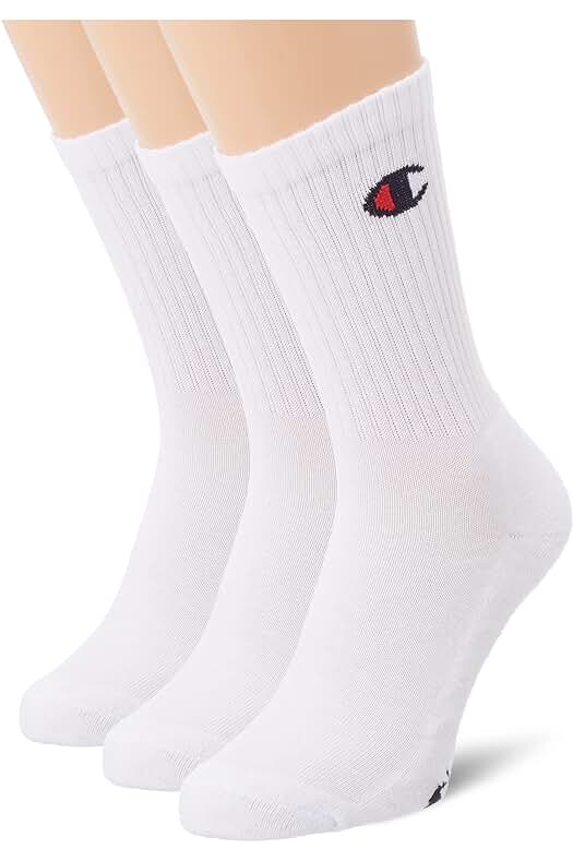 Calcetines Champion Unisex Niños (Pack de 3) - Comodidad y Estilo para los más Pequeños.