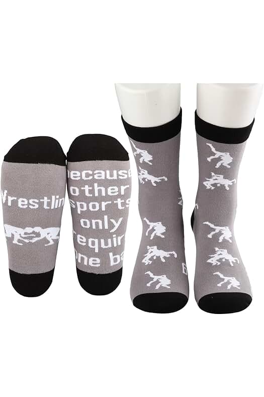 Calcetines de lucha libre: el regalo perfecto para los fanáticos de la lucha libre.