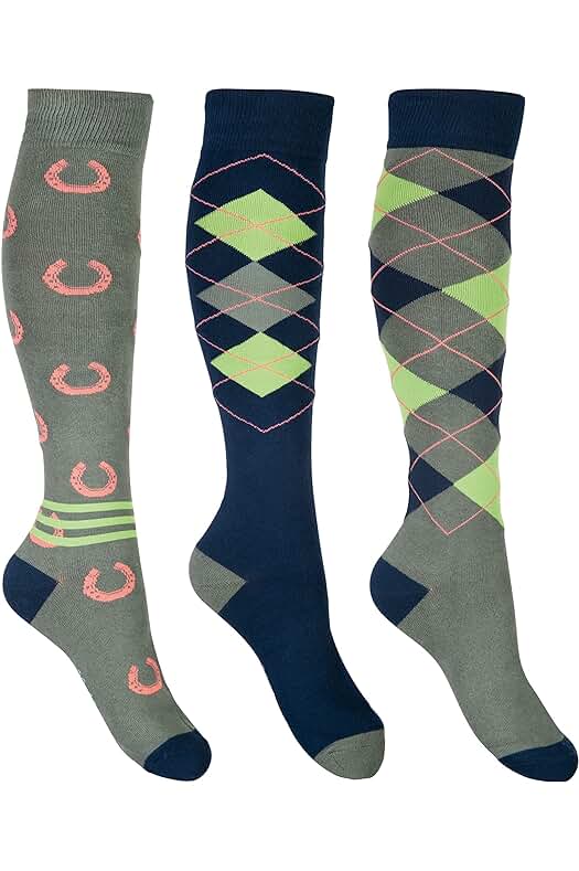 Calcetines hasta la Rodilla Unisex Adulto HKM Cardiff - Comodidad y Estilo en Uno