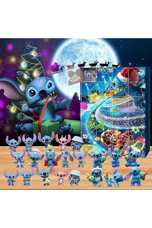 Calendario de Adviento 2023 con Figuras de Elfos de Navidad para Niños y Adultos