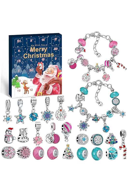 Calendario de Adviento de Joyas para Niñas - Regalo para Niñas de 5 a 12 años.