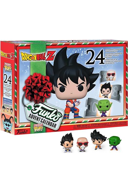 Calendario de Adviento Funko: Dragon Ball Z - Goku - Colección de Minifiguras de Vinilo