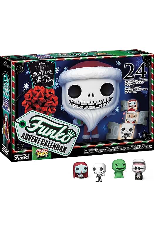 Calendario de Adviento Funko: Pesadilla antes de Navidad - Jack Skellington - 24 días de sorpresas