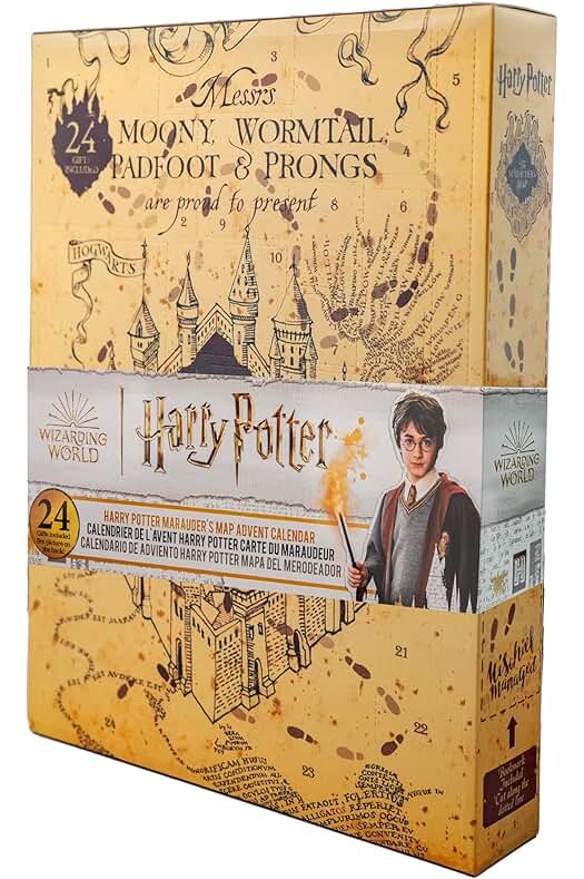 Calendario de Adviento Harry Potter - Mapa del Merodeador 2023 - Licencia Oficial