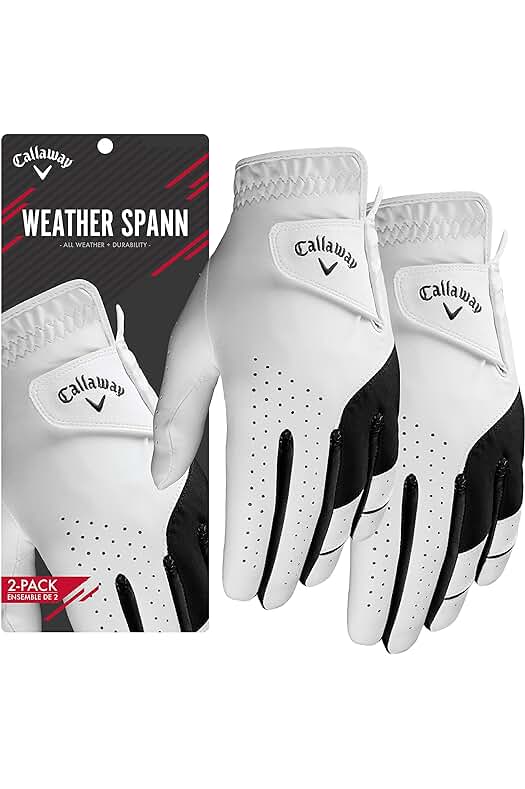 Callaway Weather Spann Guante - El mejor rendimiento y durabilidad en un pack de 2