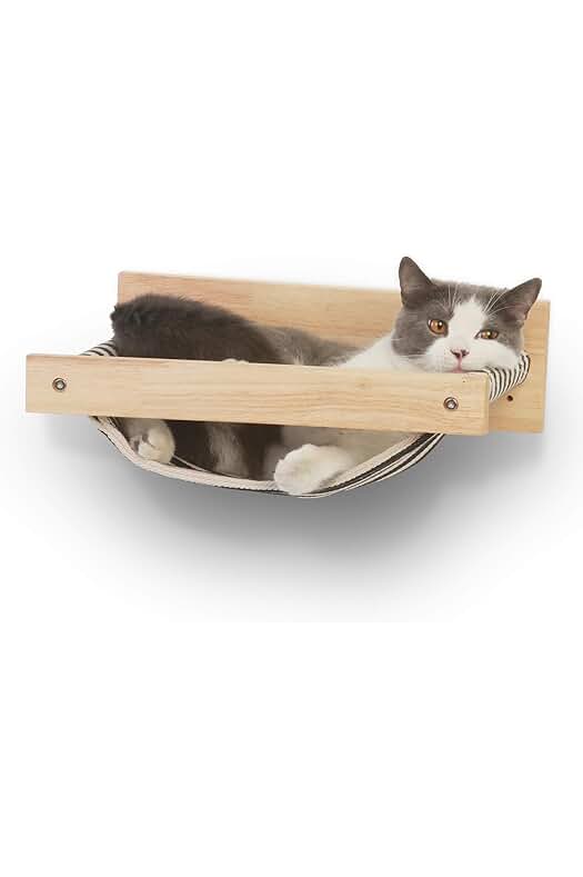 Cama Hamaca para Gatos en la Pared - Descanso y Diversión para tu Gatito