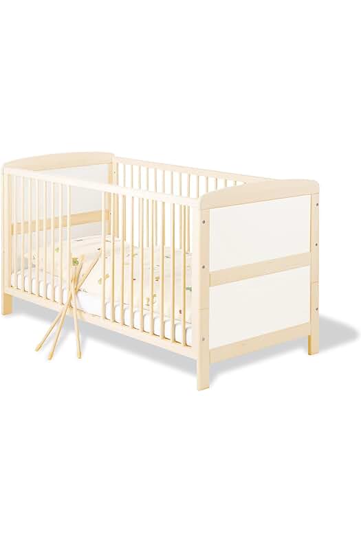 Cama infantil convertible de madera, perfecta para acompañar el crecimiento de tu hijo.