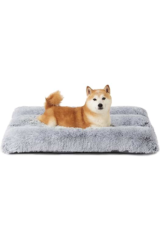 Cama Perro Grande y Cómoda para Mascotas, Tamaño 90x60x10cm, Acolchada y Lavable, Color Gris
