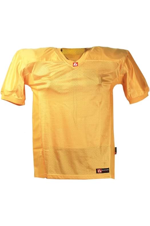 Camiseta Amarilla de American Football para Partidos, Modelo FJ de 2 Jerseys.