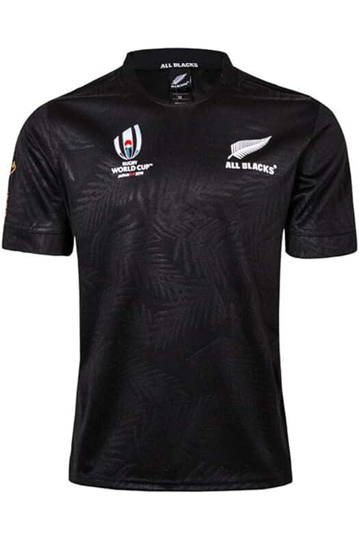 Camiseta de Rugby All Blacks de Nueva Zelanda: Uniforme de Entrenamiento Deportivo