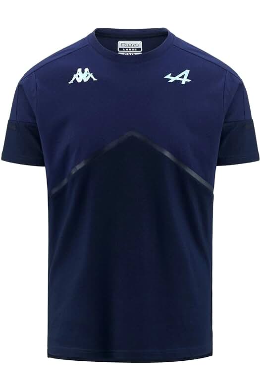 Camiseta Kappa Aybi Alpine F1 para hombre: estilo y comodidad en un solo diseño.