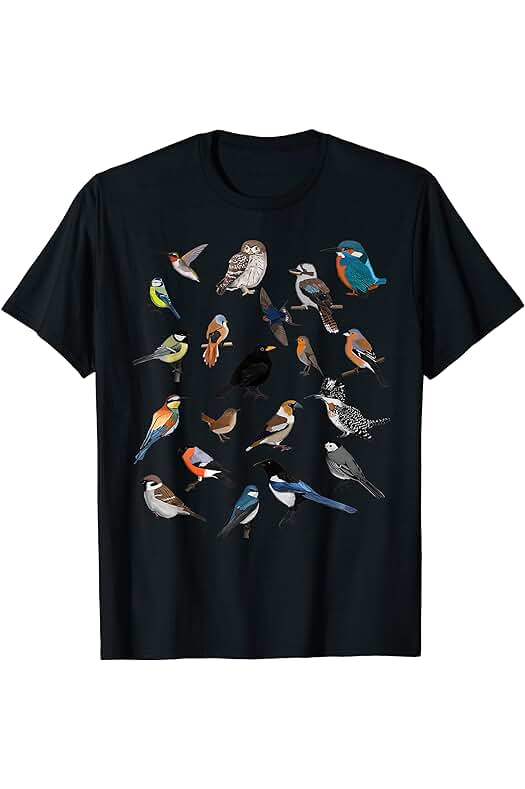 Camiseta para Observadores de Aves: Muestra tu pasión por la observación de aves con estilo.