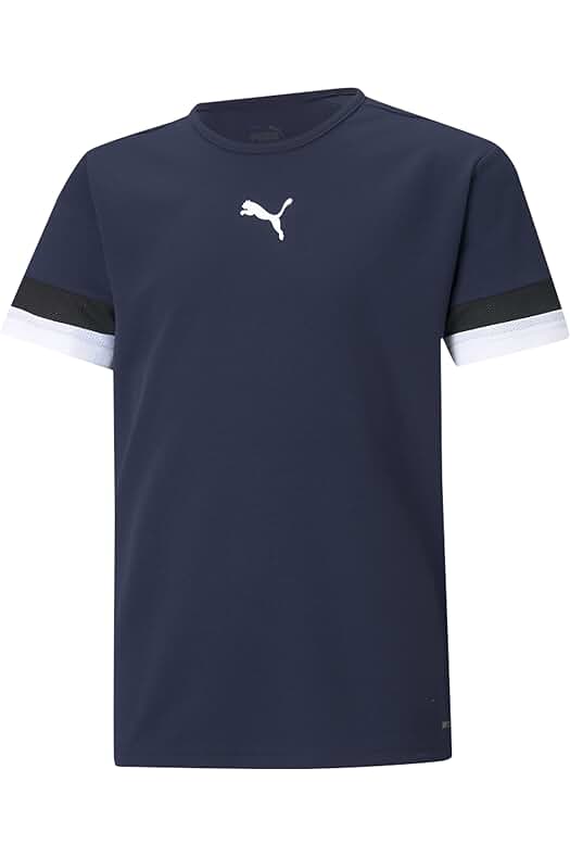 Camiseta PUMA Teamrise Jr para niños - Rendimiento y estilo unidos en un solo diseño.