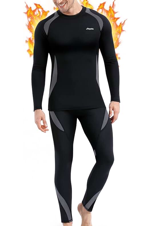 Camiseta térmica hombre de alto rendimiento para deportes de invierno y actividades al aire libre.
