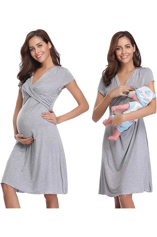 Camisón Lactancia Mujer: Ropa Cómoda para la Maternidad y la Lactancia Materna.