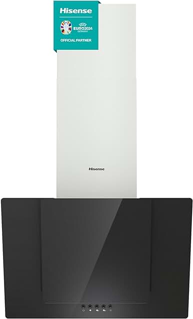 Campana de cocina Hisense CH6IN6BXBG - Elegante diseño, potente succión y fácil mantenimiento.