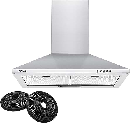 Campana Extractora de Cocina CIARRA CBCS6201 - Potente, Silenciosa y de Acero Inoxidable