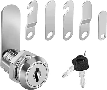 Candado de buzón de 20 mm con 5 placas de cerradura y 4 llaves - Seguridad garantizada.