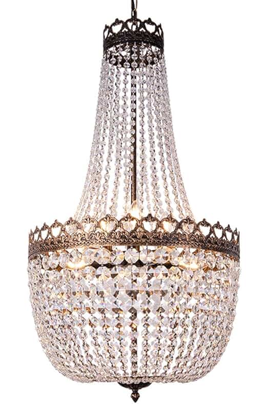Candelabro de cristal vintage: elegancia y estilo para iluminar tus espacios.