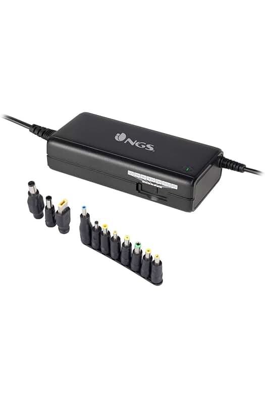 Cargador Universal para Ordenador Portátil - Compatible con HP, DELL, ASUS, Lenovo, Acer (90W)