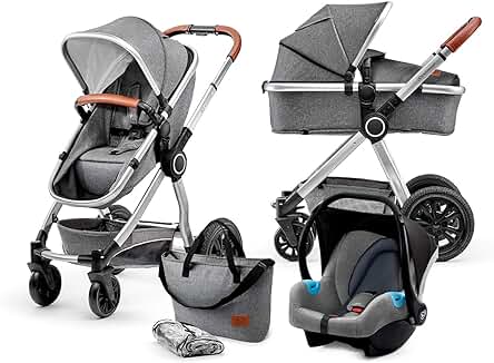 Carrito bebé 3 Piezas: Práctico y versátil sistema de viaje para tu bebé