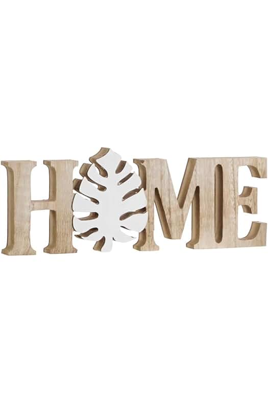 Cartel de madera tropical para decoración del hogar, estilo único y encantador.