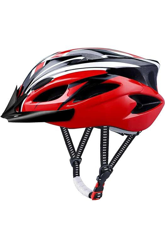 Casco de Bicicleta para Adultos con Visera Extraíble y Ajustable - GOXIFACA