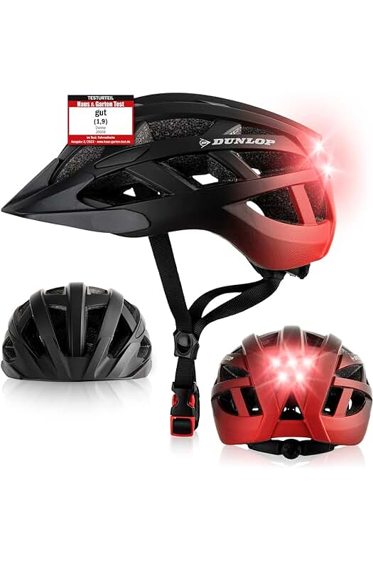 Casco de bicicleta ultraligero con luz trasera para mayor seguridad