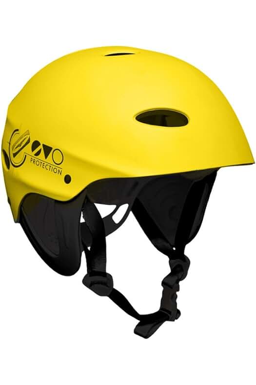 Casco de deportes acuáticos Gul EVO para kayak, kitesurf, windsurf y bote - amarillo - unisex - ligero.
