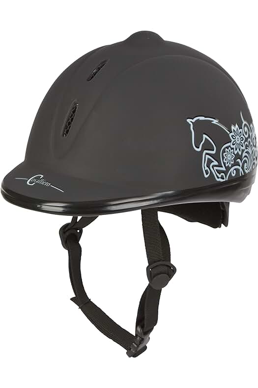 Casco de equitación Covalliero VG1 unisex en color negro