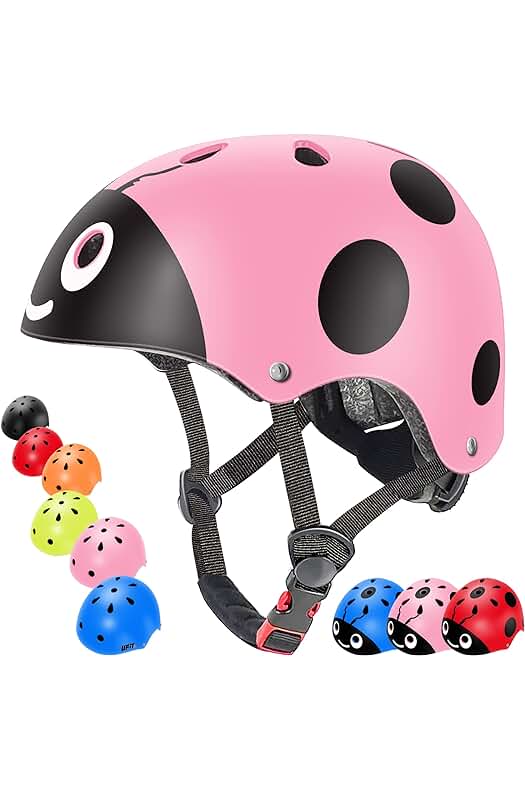 Casco de Seguridad Ajustable para Niños y Niñas: Protección Cómoda para Patineta, Patines y Bicicleta (3-8 años)